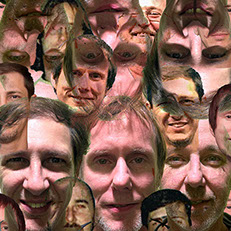 CANNING single titled 'Collide' page link with artwork cover of faces of Fritz, Ricky and Tom was released by RCMusic in 2022