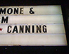 Listed for a show in lights for the street to see in Chicago - CanningMusic photo archive